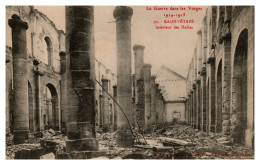La Guerre De 1914 Dans Les Vosges - Raon-l'Etape - Intérieur Des Halles - Raon L'Etape