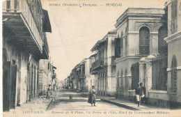 SENEGAL   SAINT LOUIS   Bureaux De La Place  Rue Brière  - Hotel Du Commandant Militaire  43  ** - Senegal