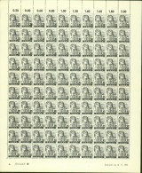 Allemagne 1947- SAAR-Timbres Neufs. Mi Nr.: 226 II Yvert Nr.:216. Feuille De 100 Avec Coin Date: 08/11/1947(EB) AR-02975 - Unused Stamps