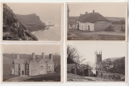 Four Old Photo Postcards - UK - MORWENSTOW - Sonstige & Ohne Zuordnung