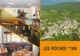*Carte Visite Double - Hôtel Restaurant Les Roches - SARTENE 20100 (2A) - Cartoncini Da Visita