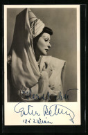 AK Opernsängerin Esther Rethy Der Volksoper Wien, Mit Original Autograph  - Opera