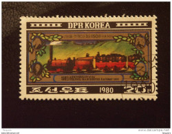 Noord Korea Corée Du Nord North Corea 1980 Train De Voyageurs Yv 1630A O - Trenes