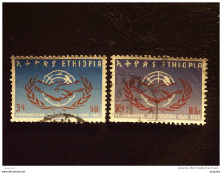 Ethiopie Ethiopia Athiopien  Yv 456-457 O - UNO