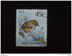 Nieuw-Zeeland Nouvelle-Zélande New Zealand  Rock Wren Oiseau Yv 1127 O - Andere & Zonder Classificatie