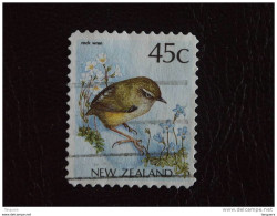 Nieuw-Zeeland Nouvelle-Zélande New Zealand Vogel Oiseau Bird Rock Wren Yv 1128 O - Autres & Non Classés