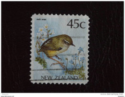 Nieuw-Zeeland Nouvelle-Zélande New Zealand Vogel Oiseau Bird Rock Wren Yv 1128 O - Other & Unclassified