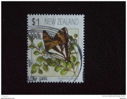 Nieuw-Zeeland Nouvelle-Zélande New Zealand Vlinder Papillon Butterfly Yv 1152 O - Papillons