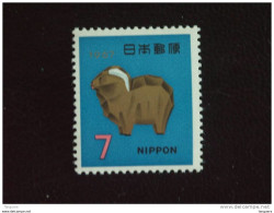 Japan Japon Nippon 1966 Nieuwjaar Nouvel An Mouton Sculpté Schaap Yv 861 MNH ** - Neufs