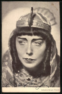 AK Opernsängerin Elisabeth Höngen Als AMneris In Aida, Mit Original Autograph  - Opéra