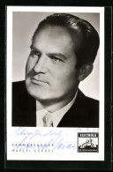 AK Opernsänger Marcel Cordes In Anzug Und Krawatte, Mit Original Autograph  - Opéra