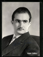 AK Opernsänger Walter Gullino Im Schwarzen Anzug, Mit Original Autograph  - Oper