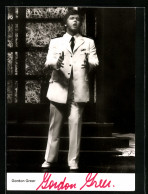 AK Opernsänger Gordon Greer Im Uniformskostüm, Mit Original Autograph  - Opera