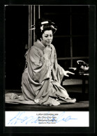 AK Opernsängerin Luisa Bosabalian Als Cho-Cho-San In Madame Butterfly, Mit Original Autograph  - Opera