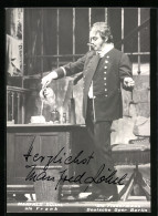 AK Opernsänger Manfred Röhrl Als Frank, Mit Original Autograph  - Oper