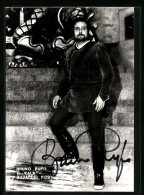 AK Opernsänger Bruno Rufo In Kalaf, Mit Original Autograph  - Opera