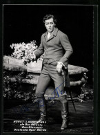 AK Opernsänger Horst Laubenthal Als Don Ottavio In Don Giovanni, Mit Original Autograph  - Opéra