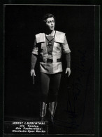 AK Opernsänger Horst Laubenthal Als Tamino In Die Zauberflöte, Mit Original Autograph  - Opera
