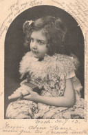 Luxembourg Luxemburg Enfant Fille Avec Flute De Pan CPA Timbre Grand Duché Cachet 1903 - Autres & Non Classés