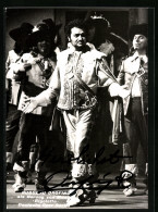 AK Opernsänger Ruggero Orofino Als Herzog Von Manteo In Rigoletto, Mit Original Autograph  - Oper