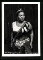 AK Opernsängerin Rita Orlandi Malaspina In Aida, Mit Original Autograph  - Opera