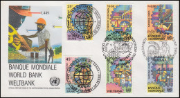 Weltbank Entwicklunghilfe - Schmuck-FDC Der 3 UNO-Ausgaben 1989 - Munten