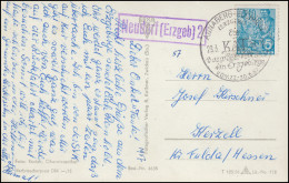 Landpost Neudorf (Erzgebirge) Auf AK Mit SSt ANNABERG-BUCHHOLZ KAT 29.3.1957 - Other & Unclassified