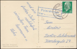 Landpost Petershagen über SEELOW (MARK) 24.12.1963 Auf Jahreswechsel-AK - Autres & Non Classés