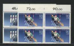 1238-1239 Sporthilfe Kegeln Und Kanuslalom 1985, OR-Vbl Satz ** - Ungebraucht