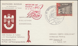 Raketenpost: Befördert Mit Rakete Deutsches Museum Oberth-Gesellschaft 22.3.1964 - Other & Unclassified