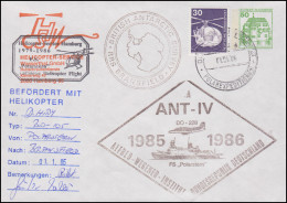 Helikopter-Postflug Forschungsschiff Polarstern ANT-IV Polarexpedition 1.1.1986 - Andere & Zonder Classificatie