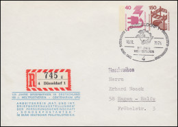 PU 105 Weltpostverein UPU Und Deutsche Briefmarken, SSt DÜSSELDORF 10.11.1974  - Buste Private - Nuovi