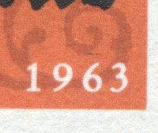 396 Katechismus Mit PLF Schwarzer Strich über 1963, Feld 2 - Postfrisch ** - Abarten Und Kuriositäten