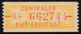 16-L-Neudruck Dienst-B, Billetform, Dünne Balken, ** Postfrisch - Nuovi