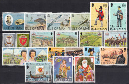 138-158 Isle Of Man Jahrgang 1979, Postfrisch ** / MNH - Man (Insel)