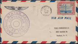 Flugpost EASTERN STATES EXPOSITION 16.-22.9.1928 Springfield 22.9. Nach Buffalo - Altri & Non Classificati