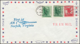 Erstflug FIRST FLIGHT AM-1 Ab Norfolk/Virginia 26.6.1966 Nach Seattle 26.6. - Sonstige & Ohne Zuordnung