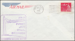 Erstflug AM-31 FIRST JET MAIL SERVICE Washington D.C. 24.4.1966 Nach Miami 24.4. - Autres & Non Classés