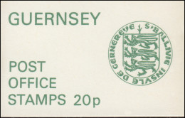 Guernsey Markenheftchen 3 Uniformen 20 Pence 1977, ** - Guernsey