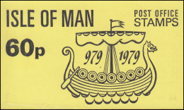 Isle Of Man Markenheftchen 6, Tynwald Parlament 60 Pence 1979, ** Postfrisch - Isola Di Man