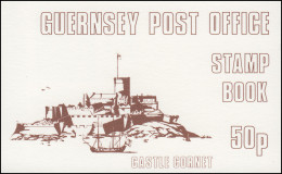 Guernsey Markenheftchen 13 Münzen Heftchenblatt 13 Castle Cornet Siena 1980, ** - Guernsey