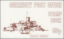 Guernsey Markenheftchen 12 Münzen Heftchenblatt 12 Castle Cornet Siena 1980, ** - Guernesey