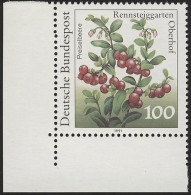 1508 Preiselbeere 100 Pf ** Ecke U.l. - Unused Stamps