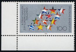 1724 Europäisches Parlament ** Ecke U.l. - Unused Stamps