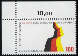 1723 Deutscher Frauenverein ** Ecke O.l. - Unused Stamps