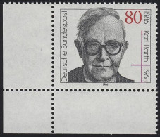 1282 Karl Barth ** Ecke U.l. - Unused Stamps