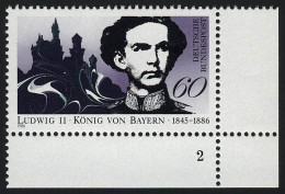 1281 Ludwig II Von Bayern ** FN2 - Unused Stamps