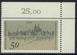 863 Europa 50 Pf Xanten ** Ecke O.r. - Unused Stamps