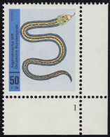 663 Jugend Kinderzeichnungen 50+25 Pf Schlange ** FN1 - Unused Stamps