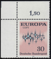 717 Europa 30 Pf Symbol ** Ecke O.l. - Neufs